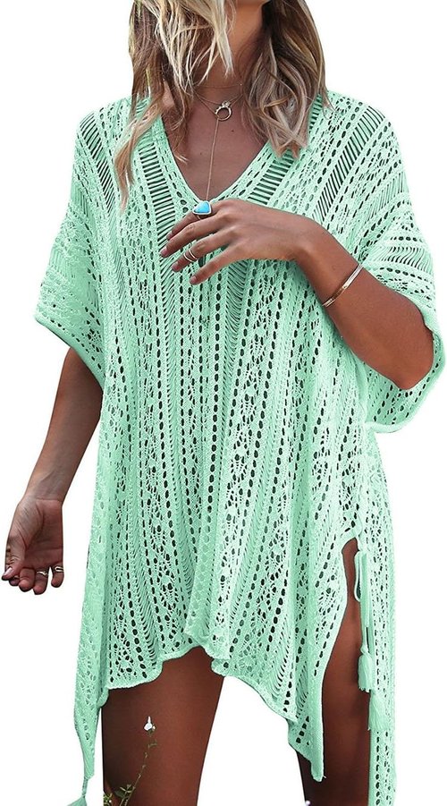 HARHAY Women's Bikini Swimsuit - Stylish Crochet Cover-Up for Summer Beach Fun