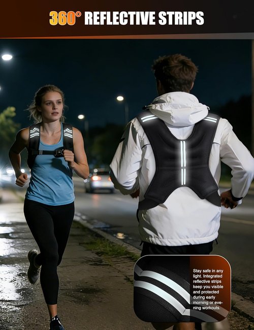 Henkelion Weighted Vest - Adjustable Weight Vest for Men, Women & Kids | Ideal for Running & Training