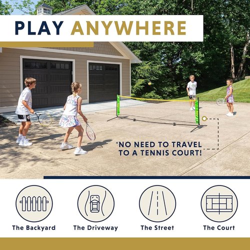 Kids Tennis Racket with Training Videos – 19 Inch Aluminum Youth Tennis Racket with Neoprene Handle for Children Age 5-12 – Learn Faster and Play Better by Street Tennis Club, Pink/White