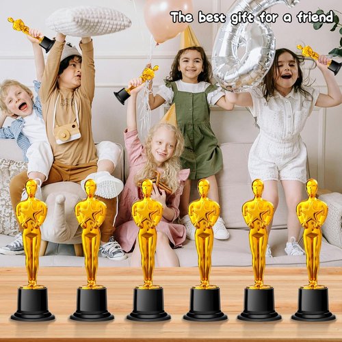 Mini Plastic Trophy Award - Hollywood Theme Party Decorations for Contests & Events | Small Size