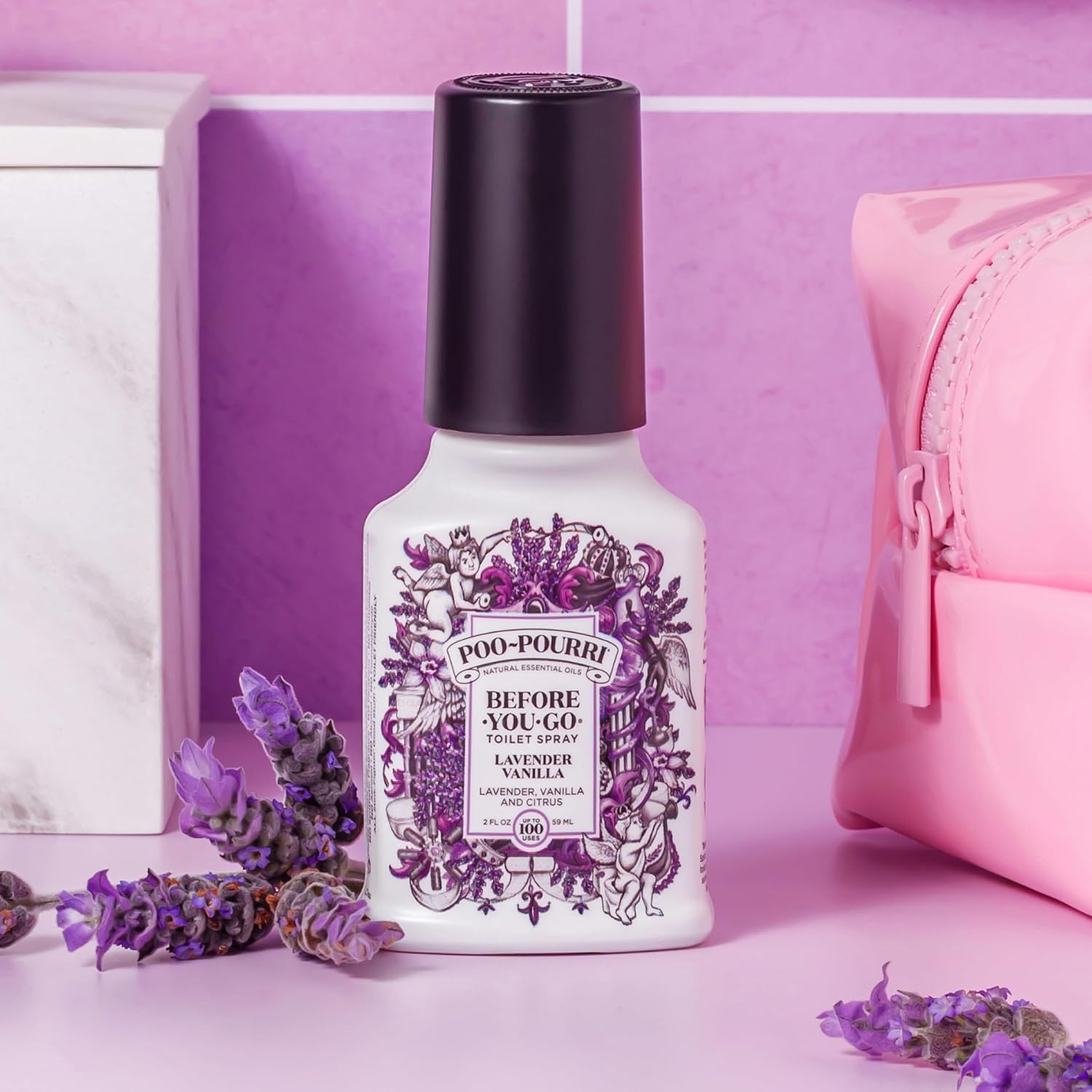Poo-Pourri Pocket Toilet Spray - Travel Essential Odor Deodorizer | Beach Bum, 1 Fl Oz, TSA Approved