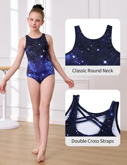 BeautyIn Gymnastics Leotards for Girls - Stylish Dance Unitards & Activewear Outfits