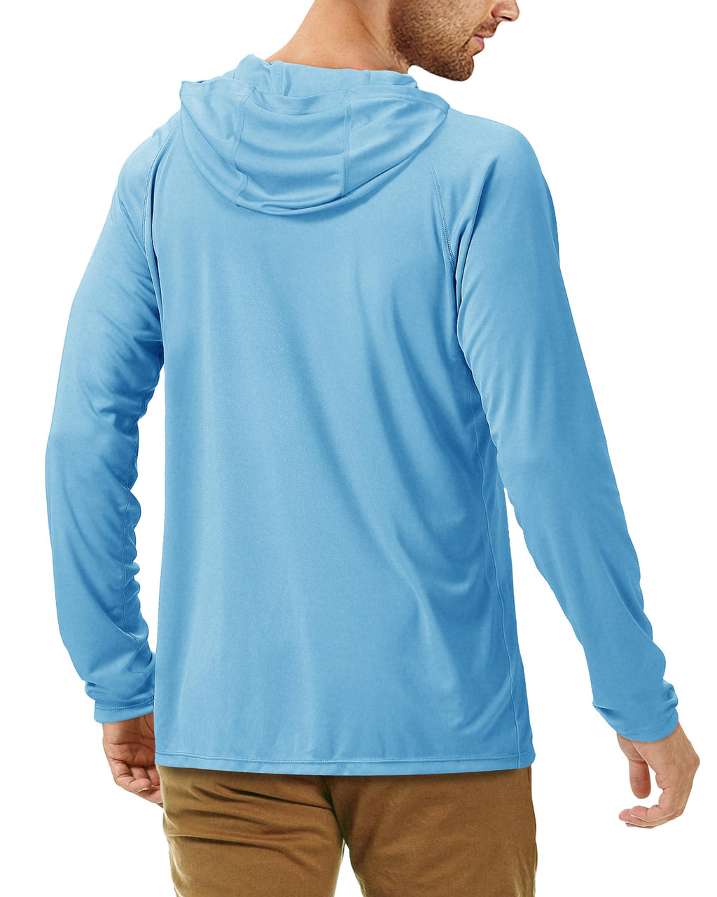 Roadbox 2 Pack UPF 50+ Fishing Shirts for Men Long Sleeve Sun Protection Hoodie Lightweight Outdoor UV Hiking Shirts