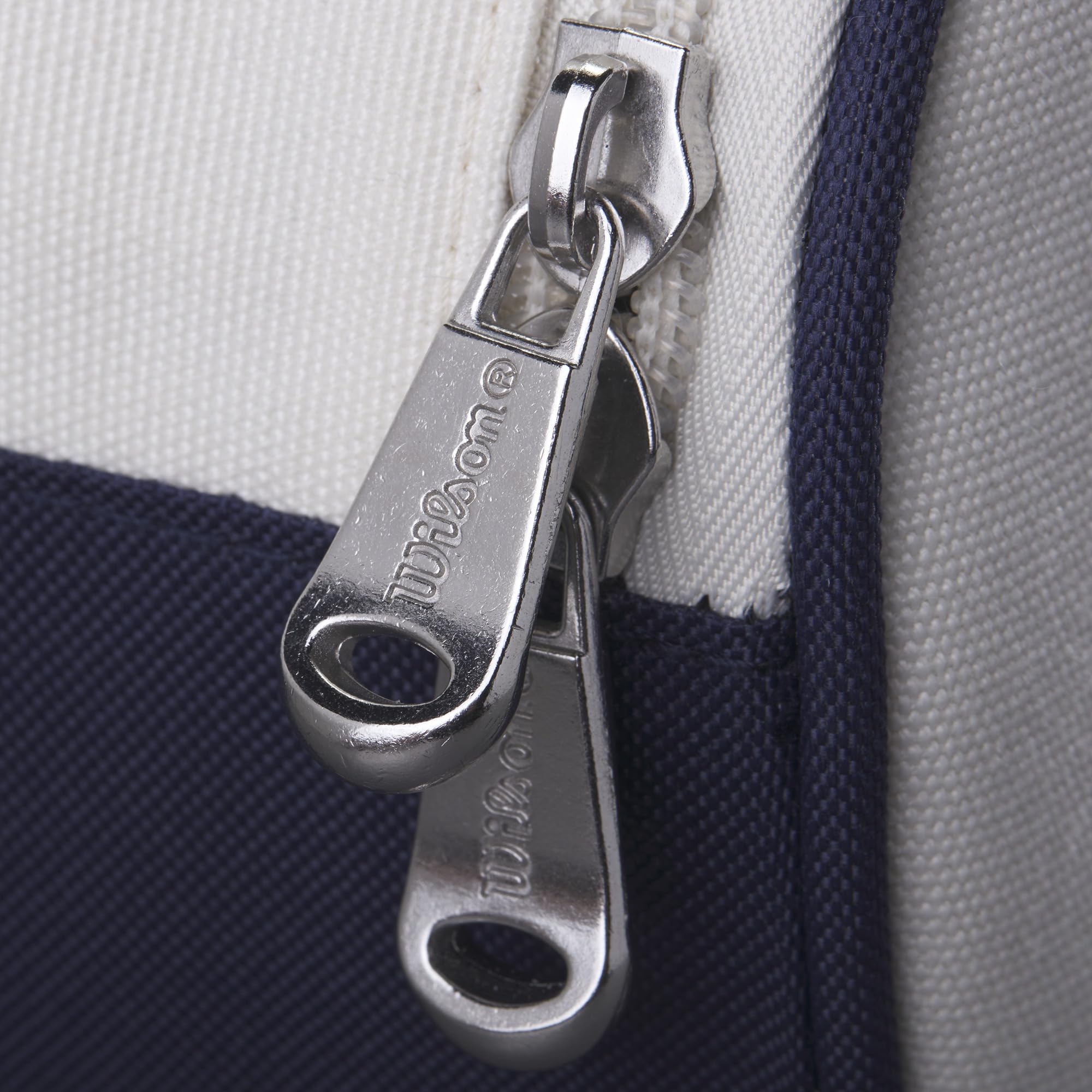 WILSON 1914 Heritage Tennis Racket Bag - Holds up to 12 Rackets, Cream/Dark Navy