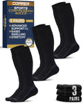 Pembrook Copper Compression Socks for Men - 20-30 mmHg | Ideal for Running, Hiking, and Travel