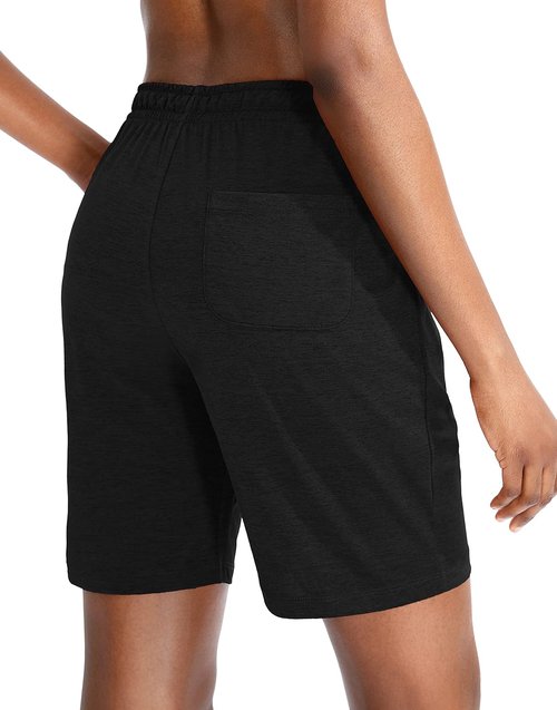 G Gradual Women's Bermuda Shorts - Comfortable Elastic Waist with Deep Pockets | 7" & 9" Sizes