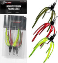 Delong Lures - Squirm Fishing Lures Kit - Premium Weighted Jigs for Freshwater & Saltwater - Made in USA