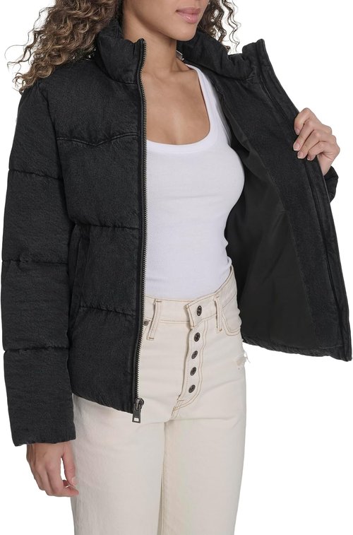 Levi's Women's Western Denim Puffer