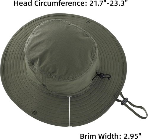 Connectyle Sun Hat - Outdoor UV Protection Safari Hat for Fishing & Hiking | Breathable UPF50 Design