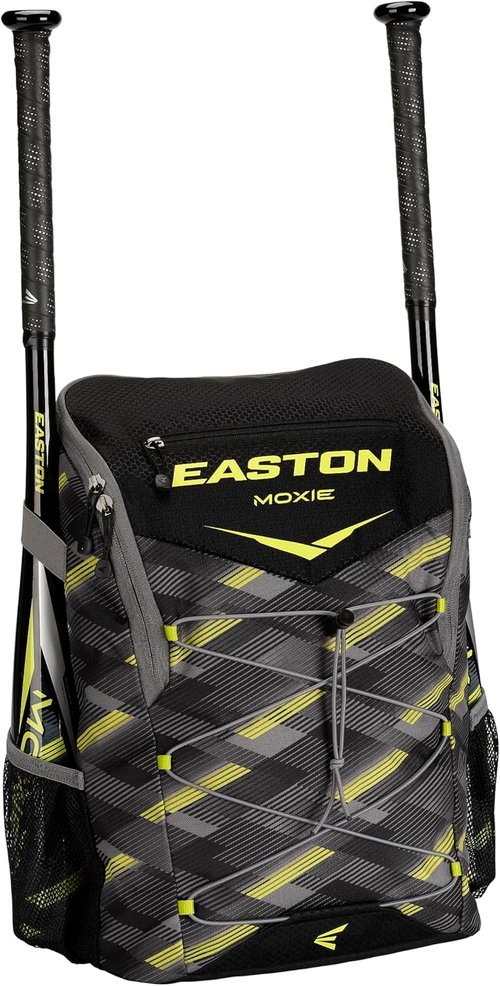 Easton MOXIE Backpack Equipment Bag - Versatile Baseball & Softball Gear | T-Ball & Travel Options