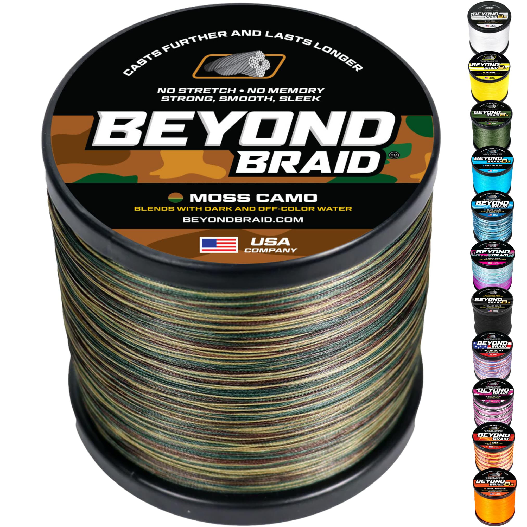 Beyond Braid Moss Camo 2000 Yards 20lb