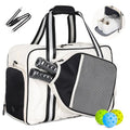 Jetviivid Pickleball Bag for Women with Paddle Cover Pocket-Fits 2 paddles, Puffer Pickleball Tote with Shoe Compartment, Adjustable Shoulder Strap & Fence Hook