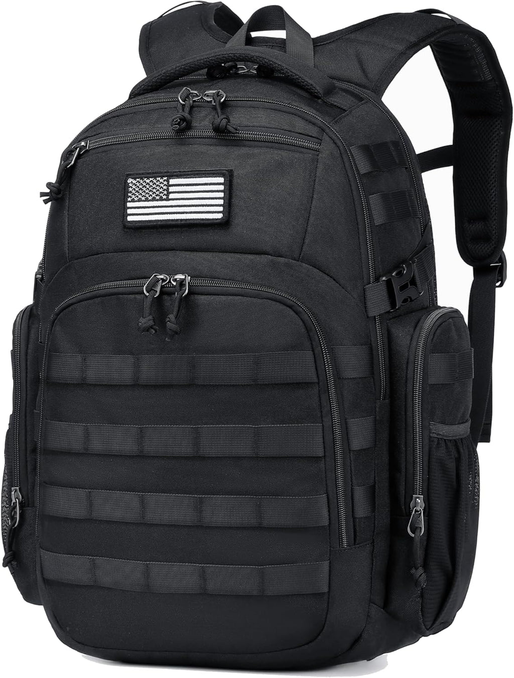 Wotony Tactical Backpack - Military-Grade Design for Men | Compact Black Assault Bag