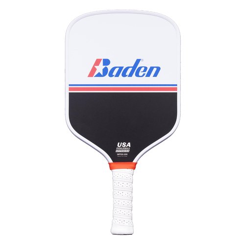 Baden Battle Point Pickleball Paddle, USAPA Approved, Graphite Composite Face for Accuracy & Ball Spin, Polypropylene Honeycomb Core for Strength & Durability