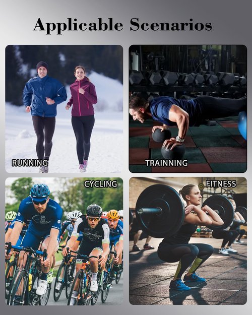 Antoyo 5Pcs Men Compression Workout Set,Compression Pants Shirt Top Long Sleeve Jacket for Gym,Men Athletic Baselayer Sets Running Breathable and Sweat Absorbing