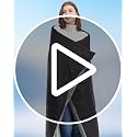 Large Battery-Powered Heated Blanket 62x55in Portable Cordless for Outdoor Use - Black