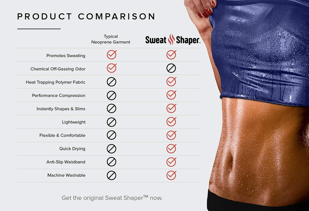 Sweat Shaper Premium Sauna Tank Top - Slimming Workout Shirt for Women | Comfortable Fit & Enhanced Sweat