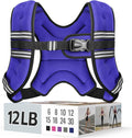 Skiennix Weighted Vest - Adjustable & Comfortable Rucking Vest for Walking, Running & Training | Reflective Stripe