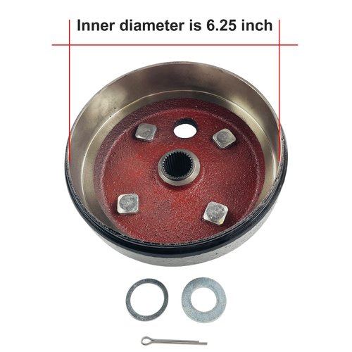 1x EZGO Brake Hub Drum 30 Teeth Die Casting Fine Splined For gas 4 cycle 91-Up, RXV GAS, Marathon, Medalist, Shuttle 4/6, ST Express/Sport II, MPT, Workhorse, OEM# 21807-G1 21807G1 41843-94