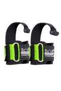 Gym Lifting Dowel Straps Neoprene Padded Wrist Wraps for Weight Training, Bodybuilding & Fitness – Wrist and Grip Support, 2 Pack (Lime)