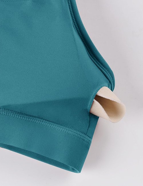 BAYDI Clouduxi Y Back Sports Bra - Padded Racerback Yoga Bra for Low Impact Workouts, A-C Cups