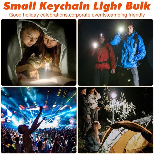 CENNSIOQP 50 Pack Mini Flashlights Compact and Durable 2.55 Inch Plastic LED Flashlights for Emergencies Camping Classroom and Outdoor Activities