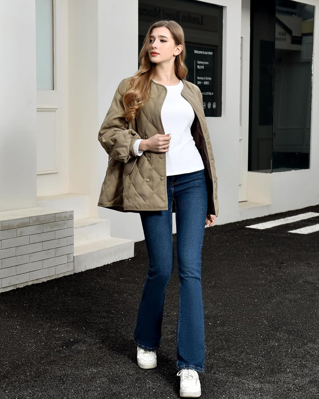 Walifrey Long Sleeve Shirts - Ribbed Knit Women's Tops for Spring Fashion | Stylish & Comfortable