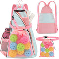 EdenRiver Pickleball Bag for Women Pickleball Backpack with Water Bottle Holder and Drawstring Mesh Bag for Pickle Ball Accessories