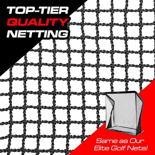 GoSports Universal Sports Net Repair Kits - Versatile 8 x 8 Inch Patch for Golf, Baseball & Soccer