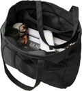 Skiennix Extra Large Canvas Tote Bag - Versatile Utility Work Bag with Zipper for Men & Women