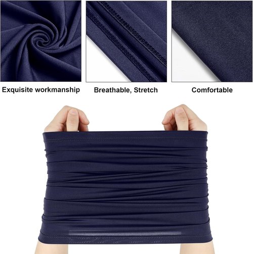 Geyoga UV Protection Cooling Neck Gaiter - 6 Pieces Breathable Scarf for Summer Sun Safety