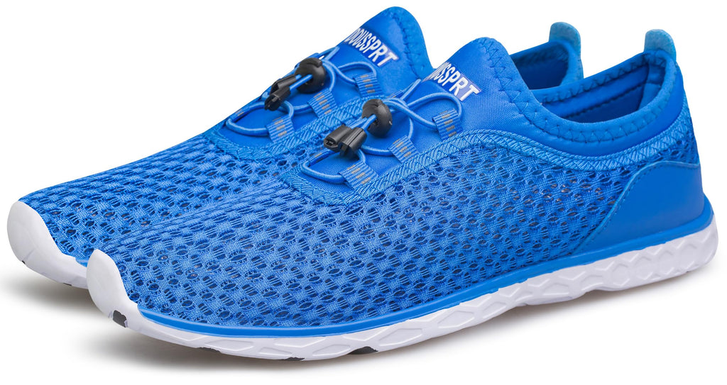 DOUSSPRT Women's Water Shoes Quick Drying Sports Aqua Shoes RoyalBlue 11