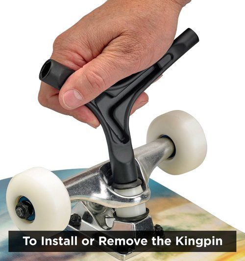 RADECKAL All in One Skate Tool, T Tool, Y Tool for Skateboards, Longboards, Mini Skateboards, and Cruisers (Black)
