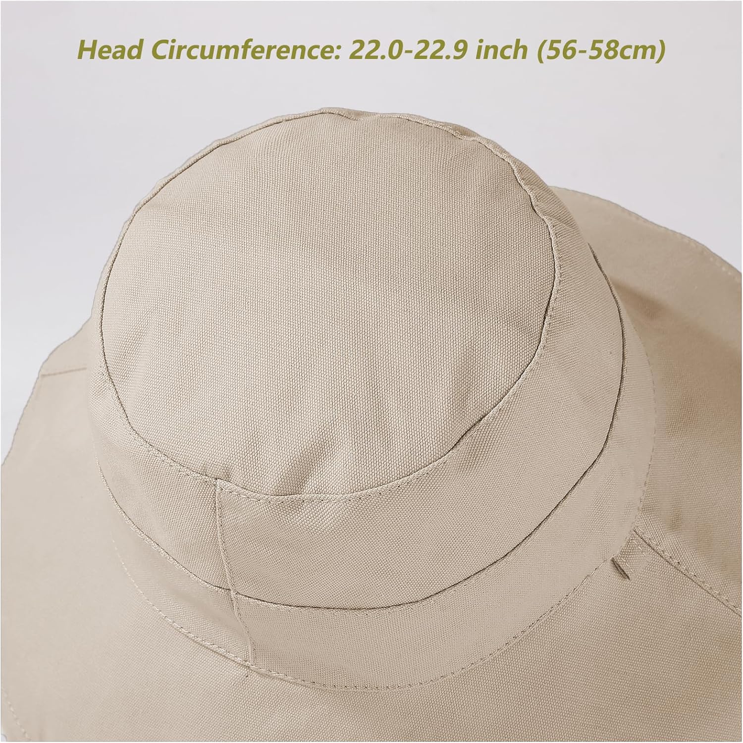 Vidsel Women's Wide Brim Sun Hat - Reversible Cotton Bucket Cap with UV Protection | Packable Summer Travel Accessory