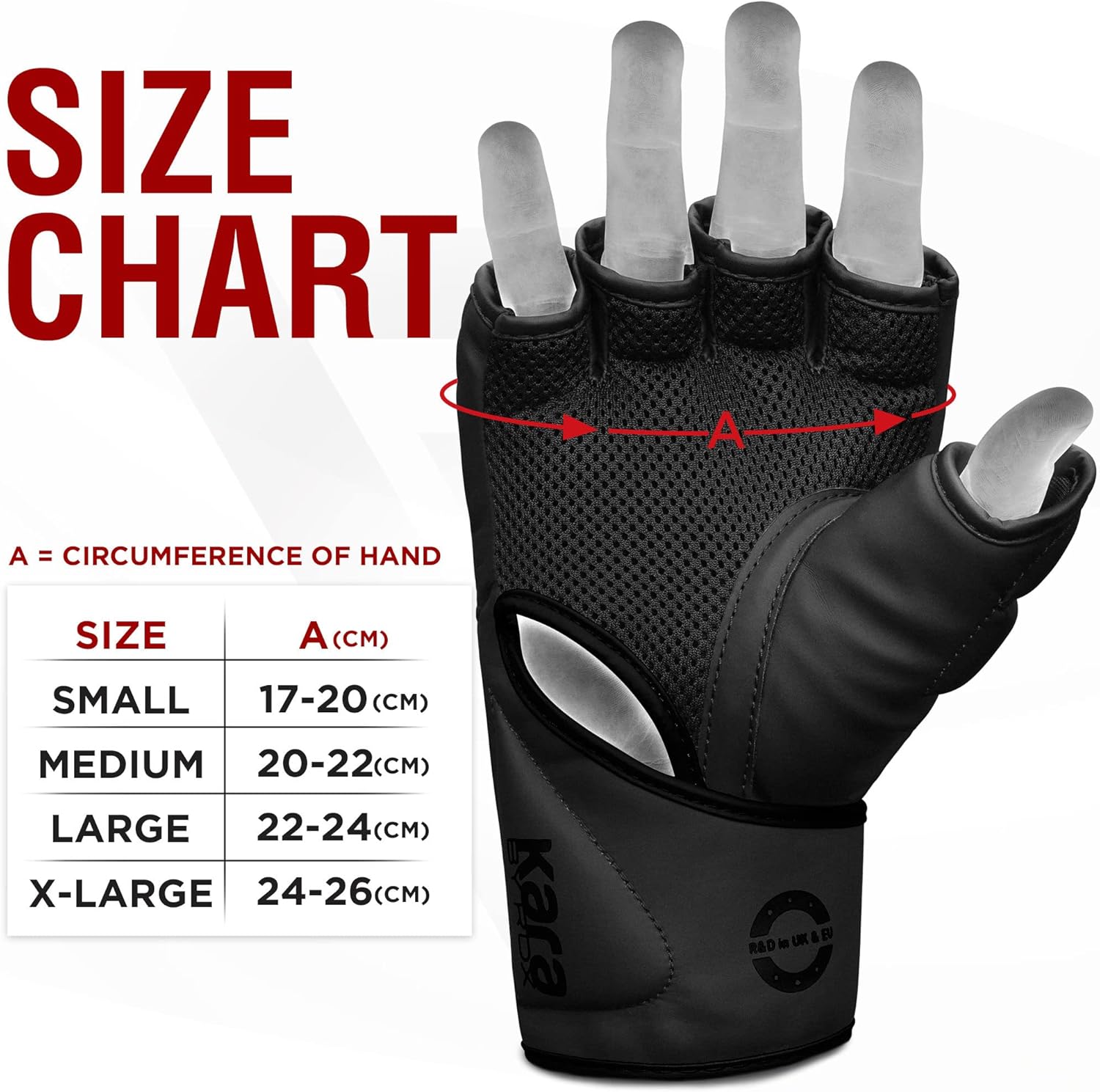 RDX MMA Gloves - Pre-Curved Mixed Martial Arts Mitts for Men & Women | Maya Hide Leather for Sparring & Training