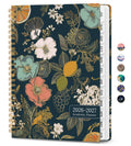 Planner 2026-2027, Monthly and Weekly Academic Planner July 2026 - June 2027, Hardcover Student Teacher Planning Agenda Calendar Book with Tabs, Perfect for Office School Supplies, A4 (8.5" x 11") - Citrus Bloom