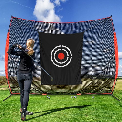 KAIDIDA Golf Target Cloth Hitting- 6 X 5 FT White Fast Setup Sturdy Practice Trainers Basement Yard for Golfers Adults Players Teens Gifts