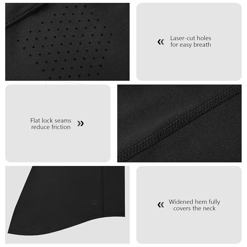 UPF 50+ Tactical Neck Gaiter Face Mask for Men Women – Sun Shield Balaclava