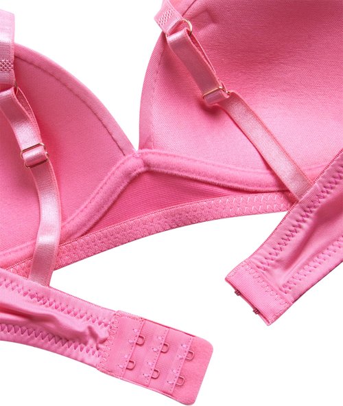 bebe Girls Training Bra - 3 Pack Molded Wireless Training Bras w/Adjustable Straps, Breathable Girls Bras for Tweens & Teens, Size (30) 30B, Tawny