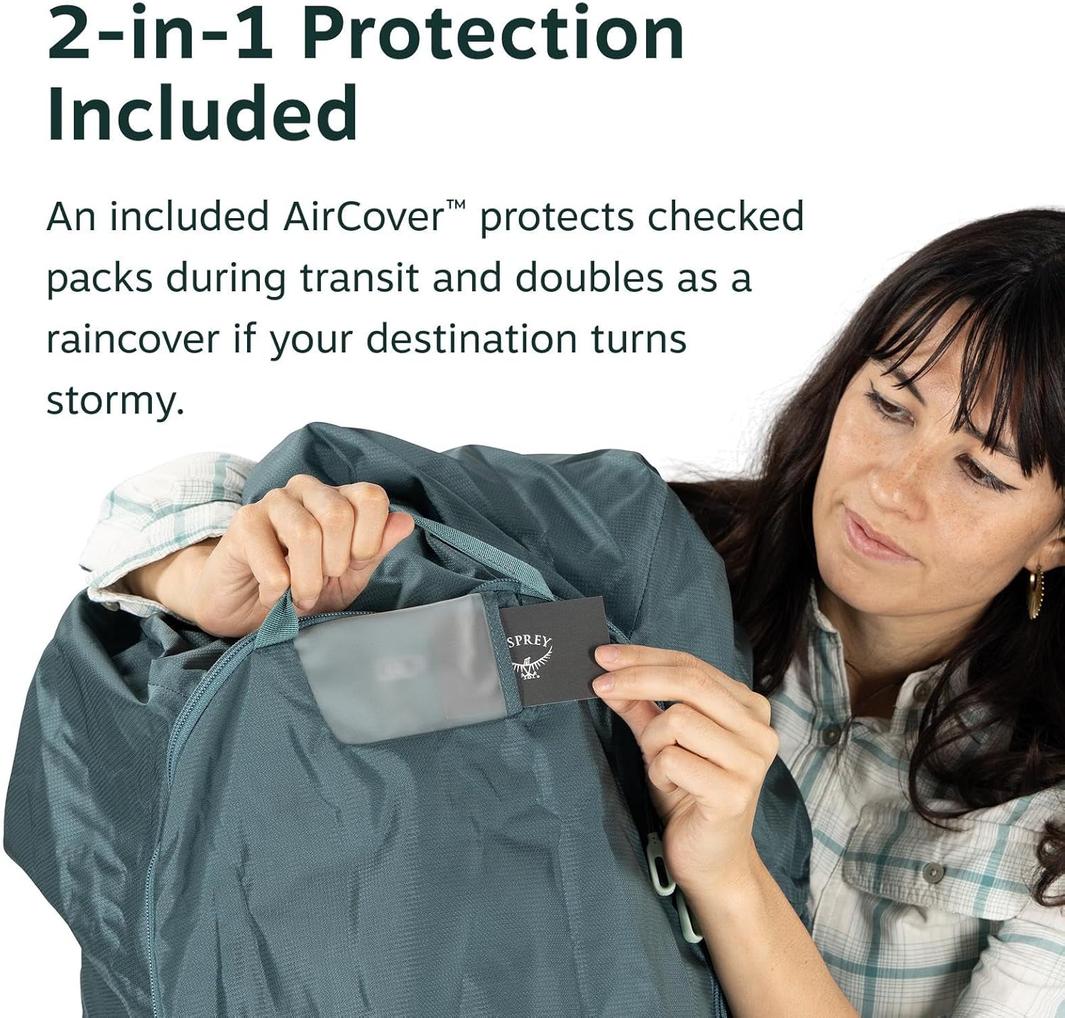 Osprey Fairview Trek Women's Travel Backpack - Versatile Hybrid Design with Internal Organization