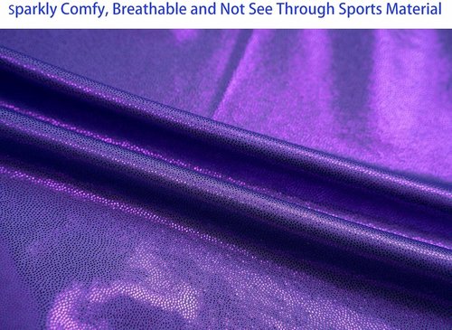 Domusgo Gymnastics Leotards - Sparkly One-Piece Tumbling Outfits for Girls