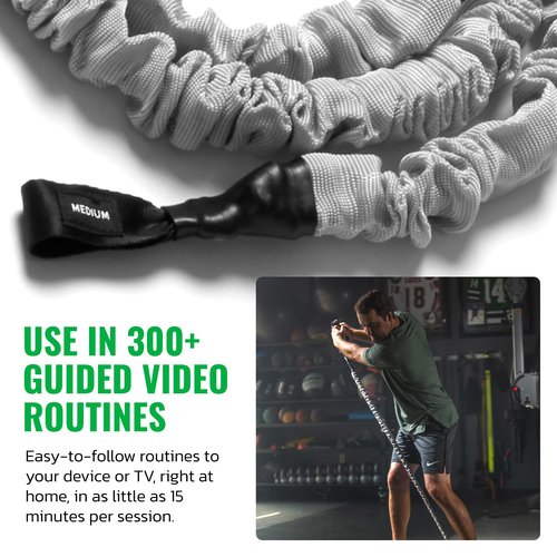 GolfForever Resistance Bands + 3-Month App Membership – Golf Exercise & Pain Relief Video Routines – Improve Flexibility, Gain Distance, Reduce Golf-Related Pain