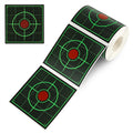 GearOZ Green Sight in Splatter Target Stickers 4" Reactive Paper Targets with Precision Location, 200PCS Adhesive Shooting Target, Dark Grid Bottom Line Calibration for BB Gun/Pellet Gun/Airsoft