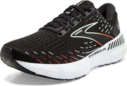 Brooks Women's Glycerin GTS 20 Supportive Running Shoes - Black/Red/Opal | Size 5 Medium