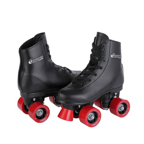 Chicago Boys Rink Roller Skate - Black Youth Quad Skates - Size J10, Chicago Boys Skate J10