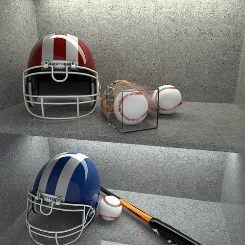 Baseball Display Case | Skiennix 4-Pack UV Protected Acrylic Cube for Autographed Balls