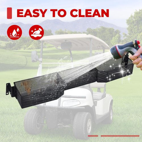 XUTVOTOR Inner Front Mesh Storage Basket Compatible with E-Z-GO RXV Valor 2025 Accessories, Black Combined Front Inner Dash Storage Tray Storage Shelf for EZGO RXV Valor 2025