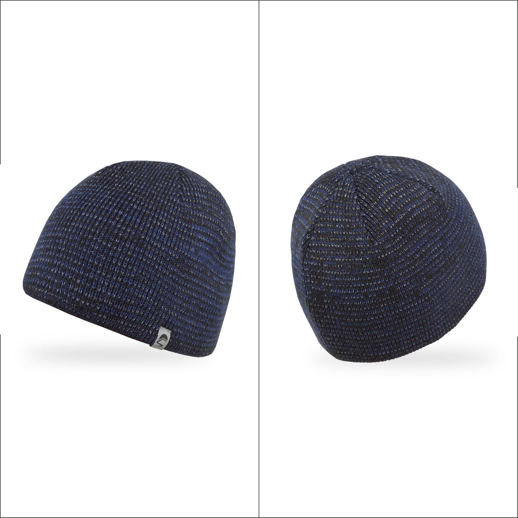 Sunday Afternoons Nightfall Reflective Beanie, Ultra-Soft Acrylic Knit, Reversible Skull Cap, High Visibility for Running, Biking Safety, Winter Hat for Men & Women, Overcast/Quarry, One Size