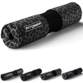 Fitgriff® Barbell Hip Thrust Pad for Squats, Lunges & Glute Bridges – Weightlifting Cushion for Neck & Shoulder Protection – Fits Olympic & Standard Bars (Leopard)