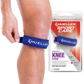 MUELLER Sports Medicine Jumper's Knee Single Strap for Men and Women, Knee Compression and Pain Relief Support, Ideal for Osgood-Schlatter's, Patellar Tendinitis, Blue, One Size
